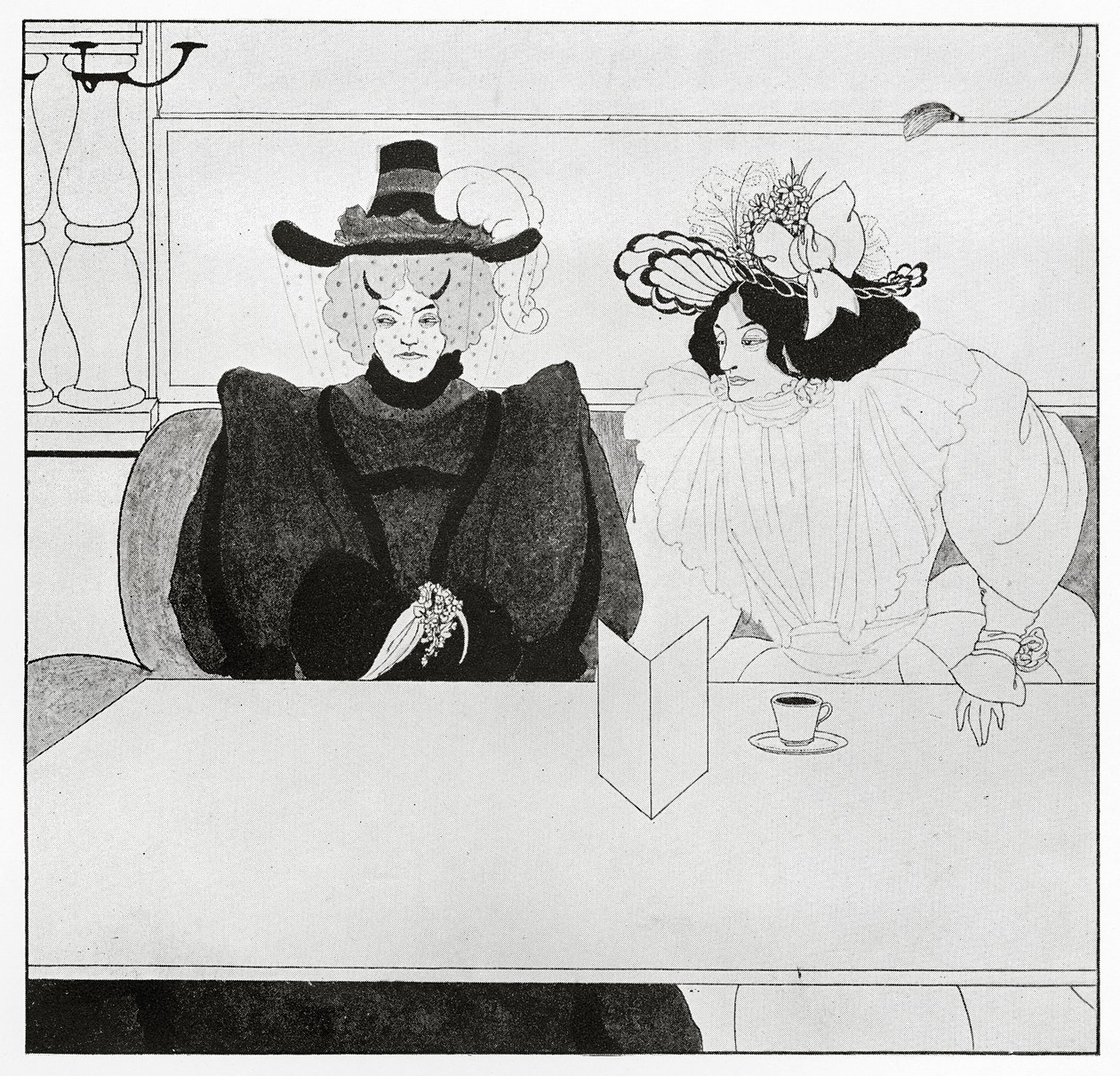 Siyah Kahve, 1895 by Aubrey Beardsley