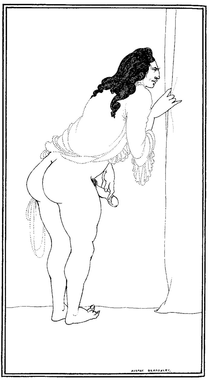 Sabırsız zinacı, 1897 by Aubrey Beardsley