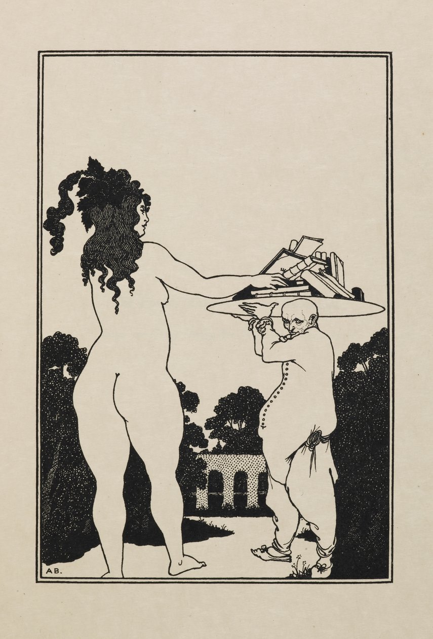 Elli Çizimler Kitabından çizim by Aubrey Beardsley