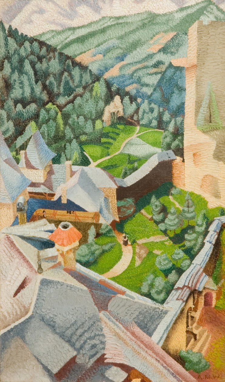 Burg, Finstergrun, 1940. by Audrey Weber