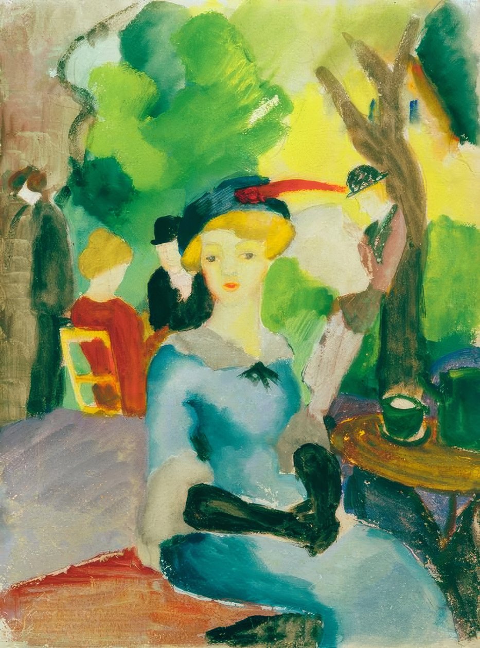 Parktaki rakamlar by August Macke