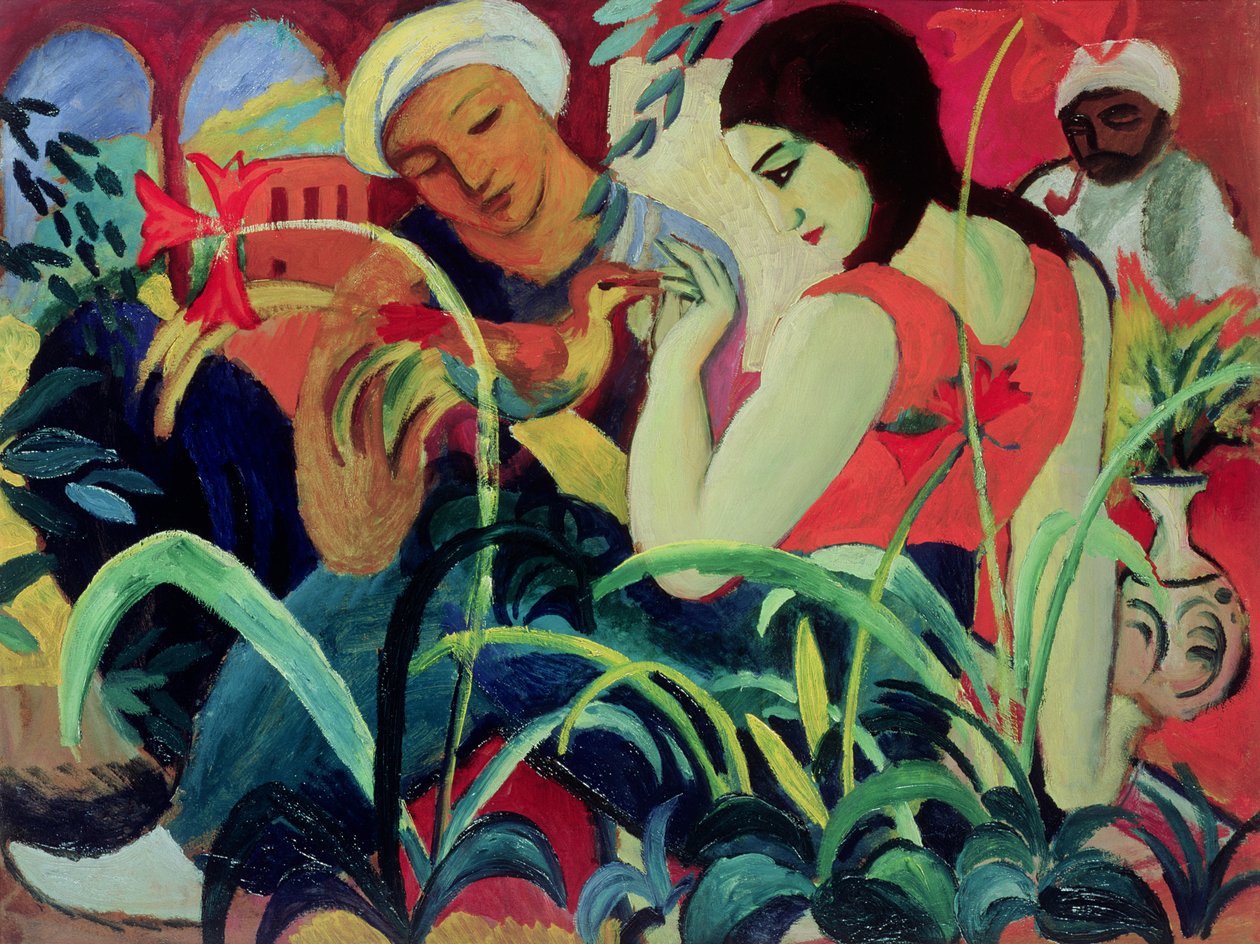 Doğulu Kadınlar (Odalisques), 1912 by August Macke