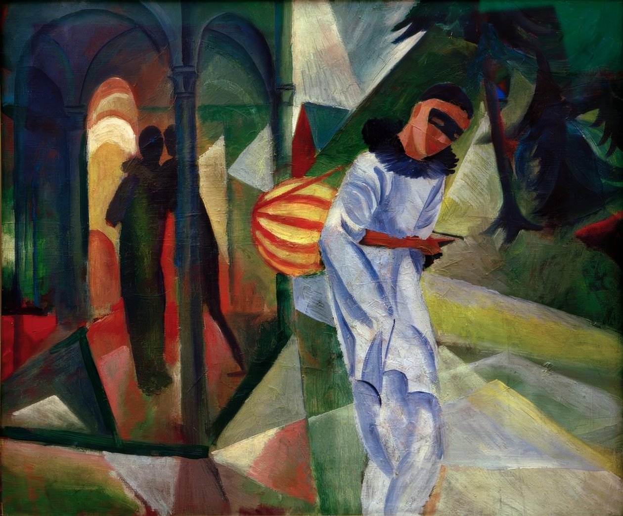 pierrot by August Macke