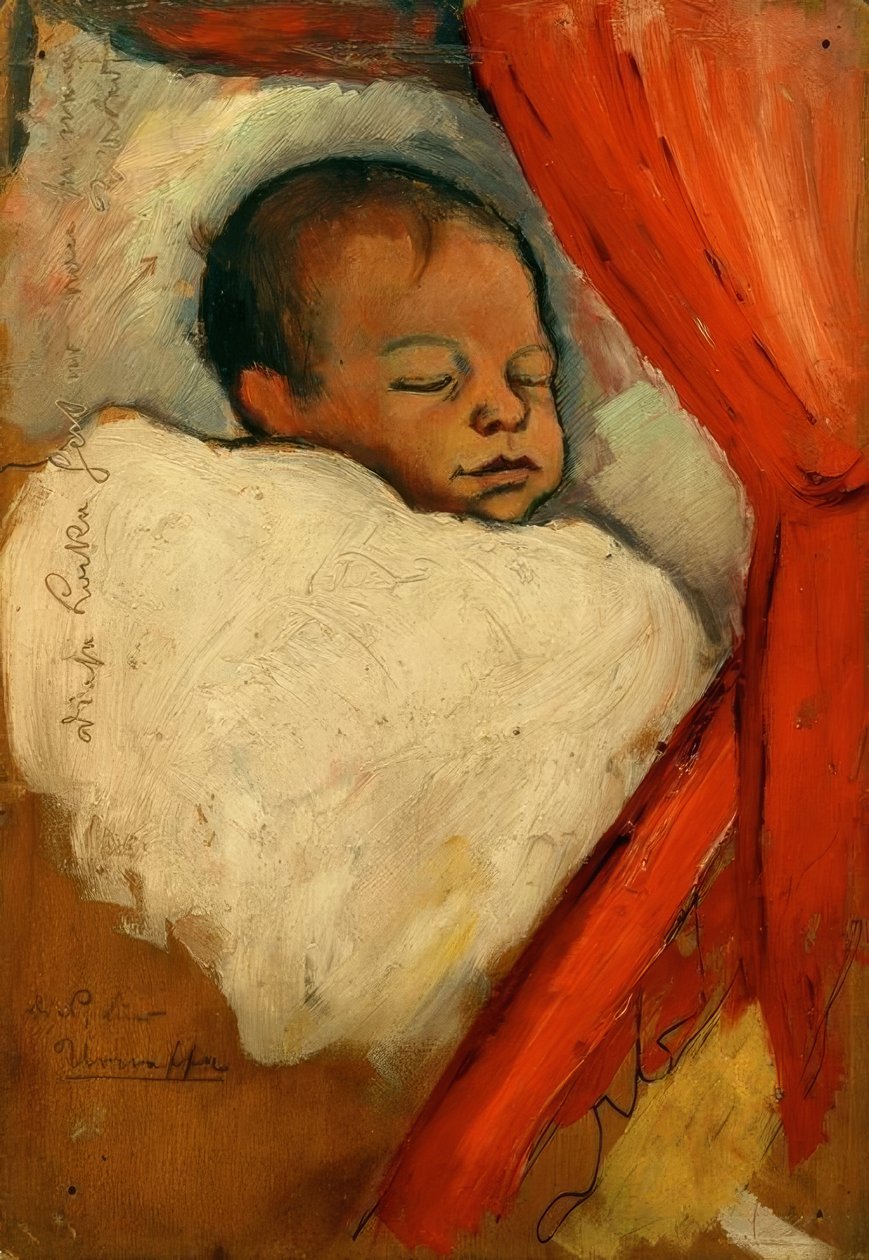 Walter, üç günlük by August Macke