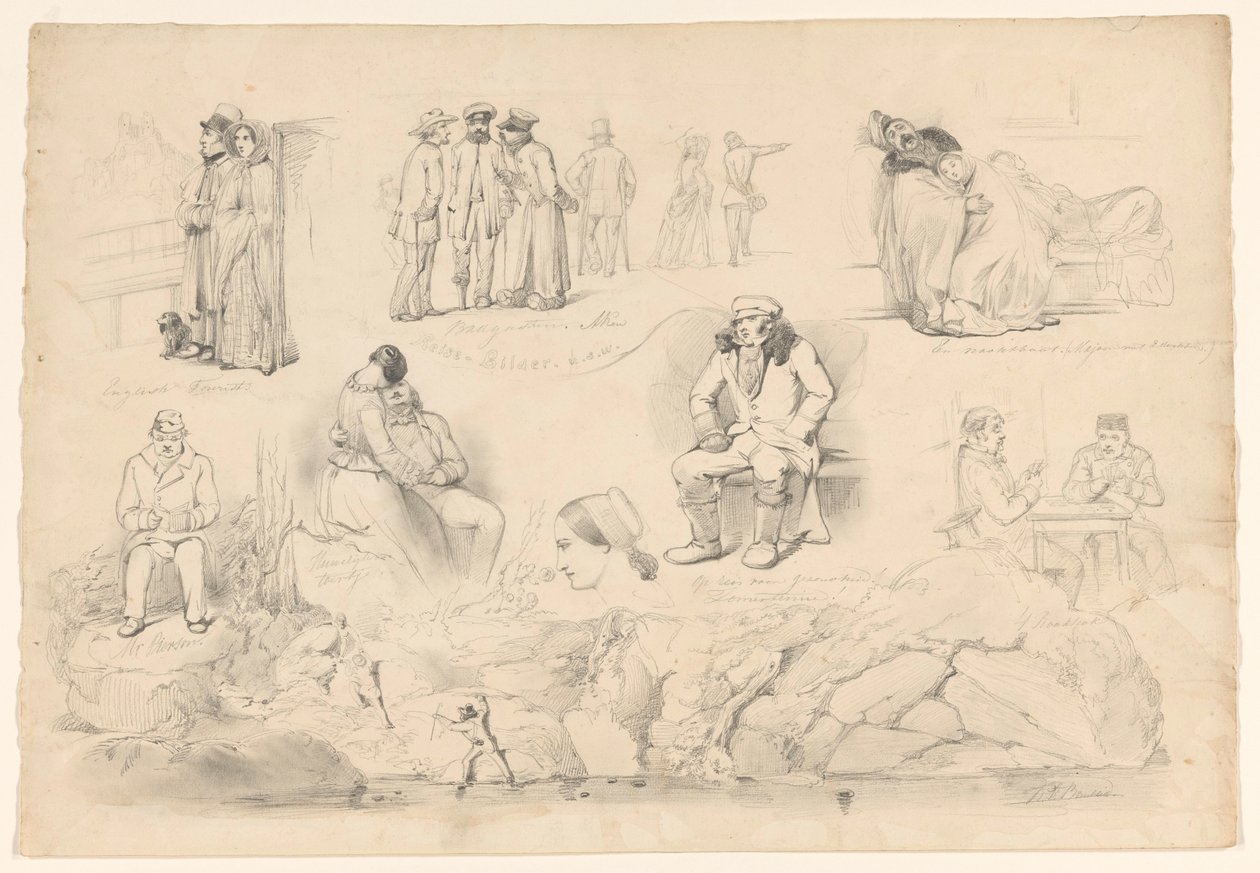 Bir yolculuğun skeçleri by August Allebe