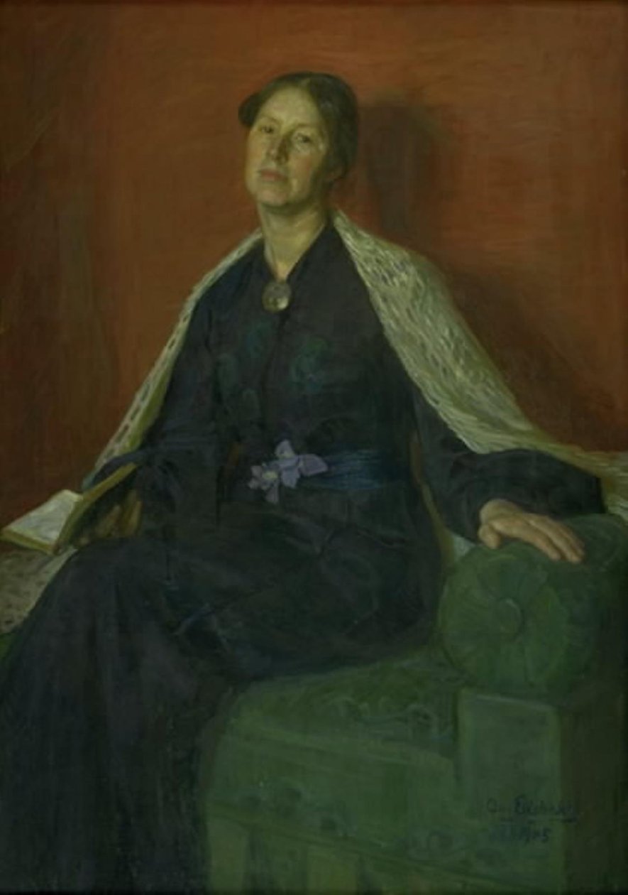 Bir Bayan Portresi by August Eiebakke