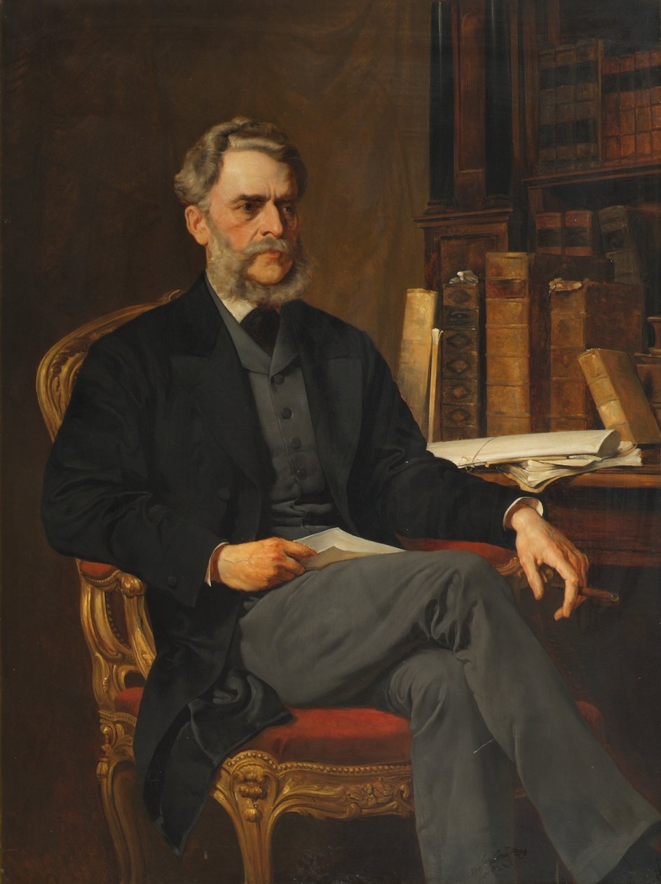 Leo Graf Thun Hohenstein by August Eisenmenger
