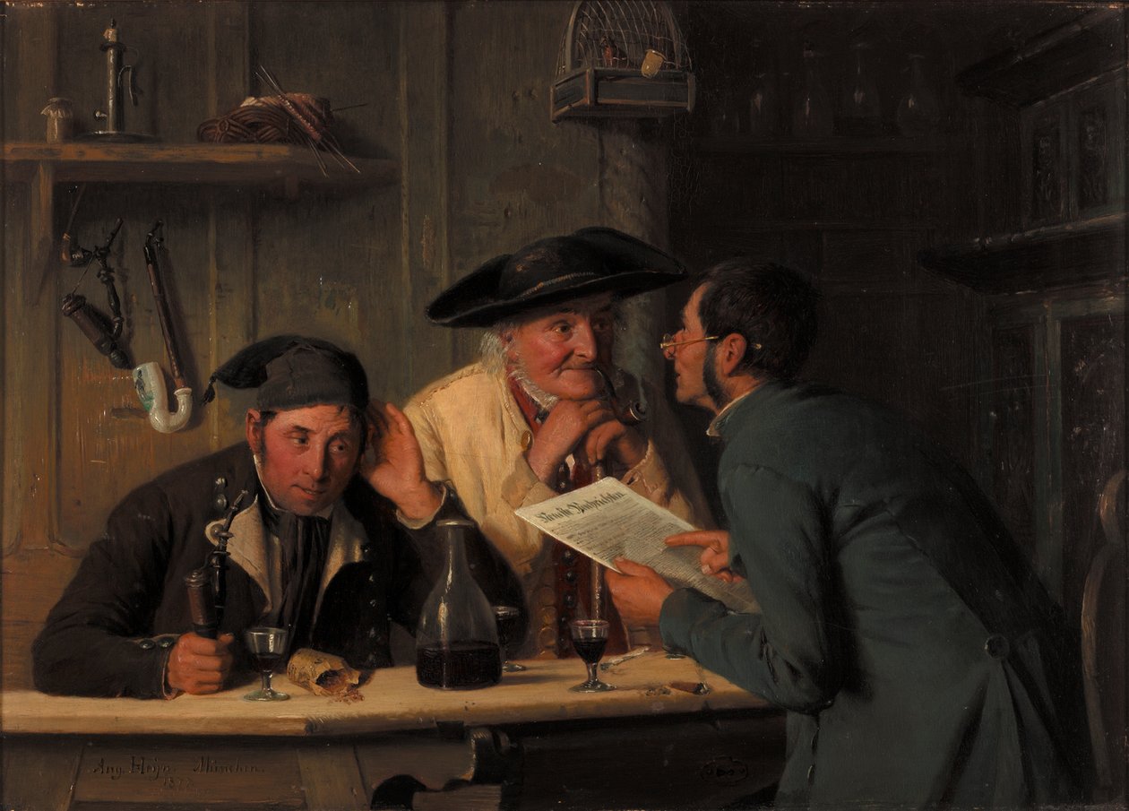Köy Politikacıları, 1877 by August Heyn