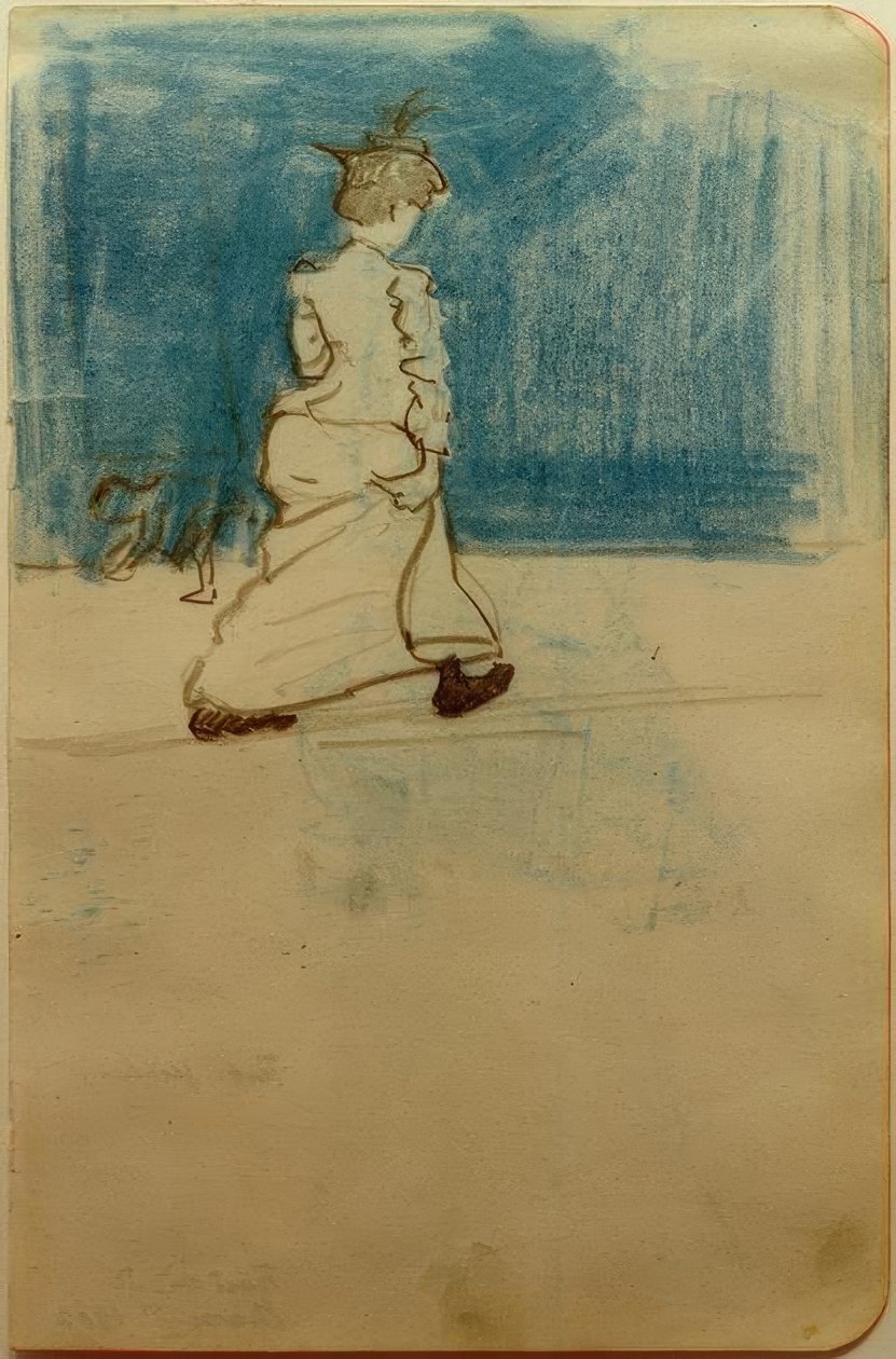 Sokaktaki Kadın II by August Macke