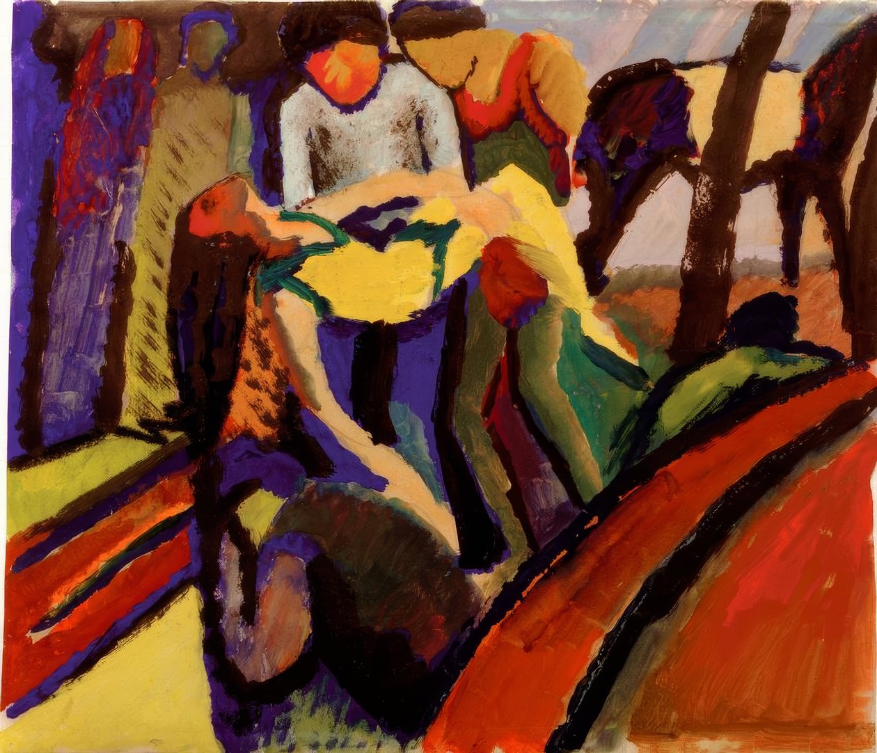 devrilmiş by August Macke