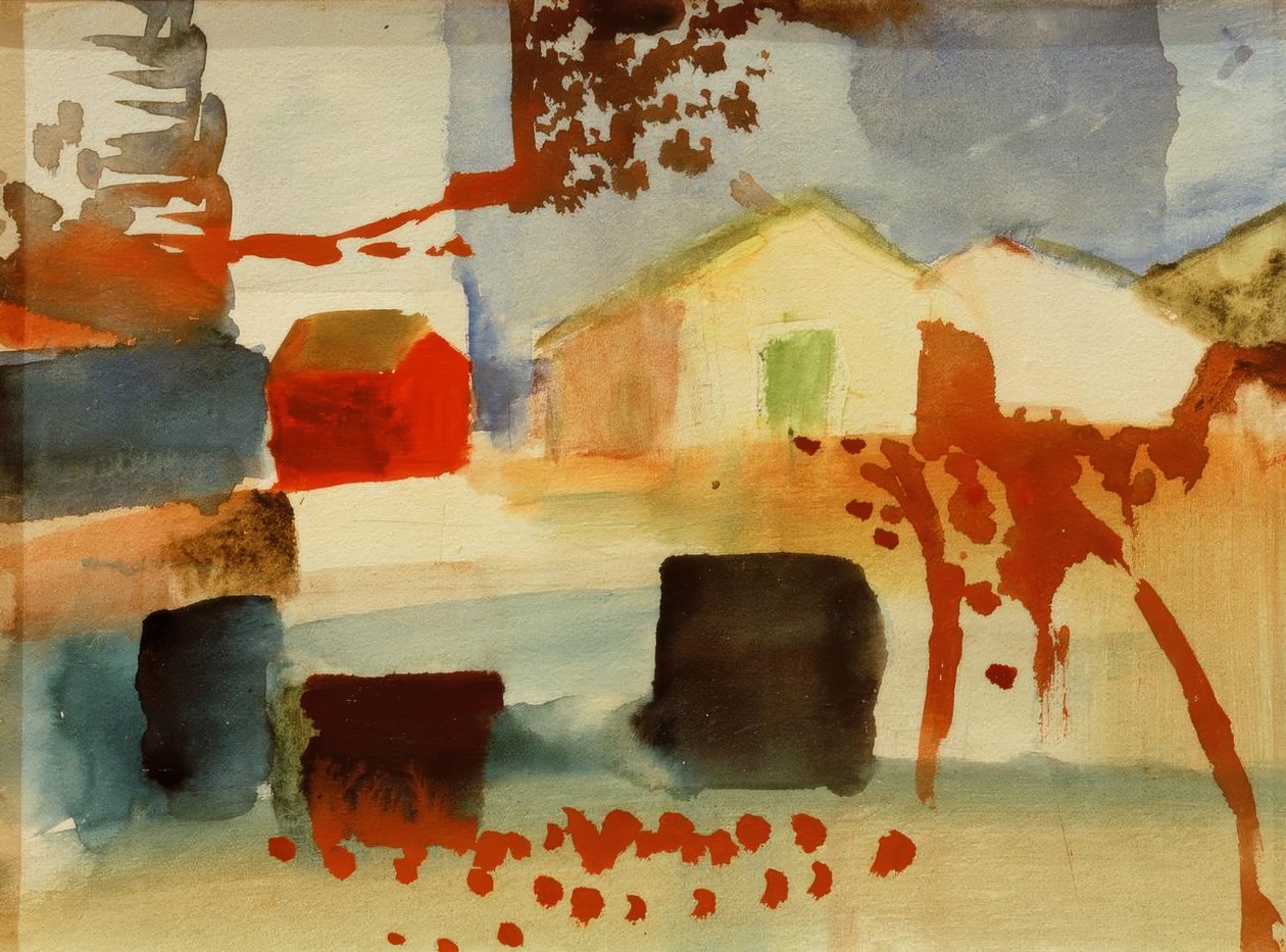 Evler by August Macke