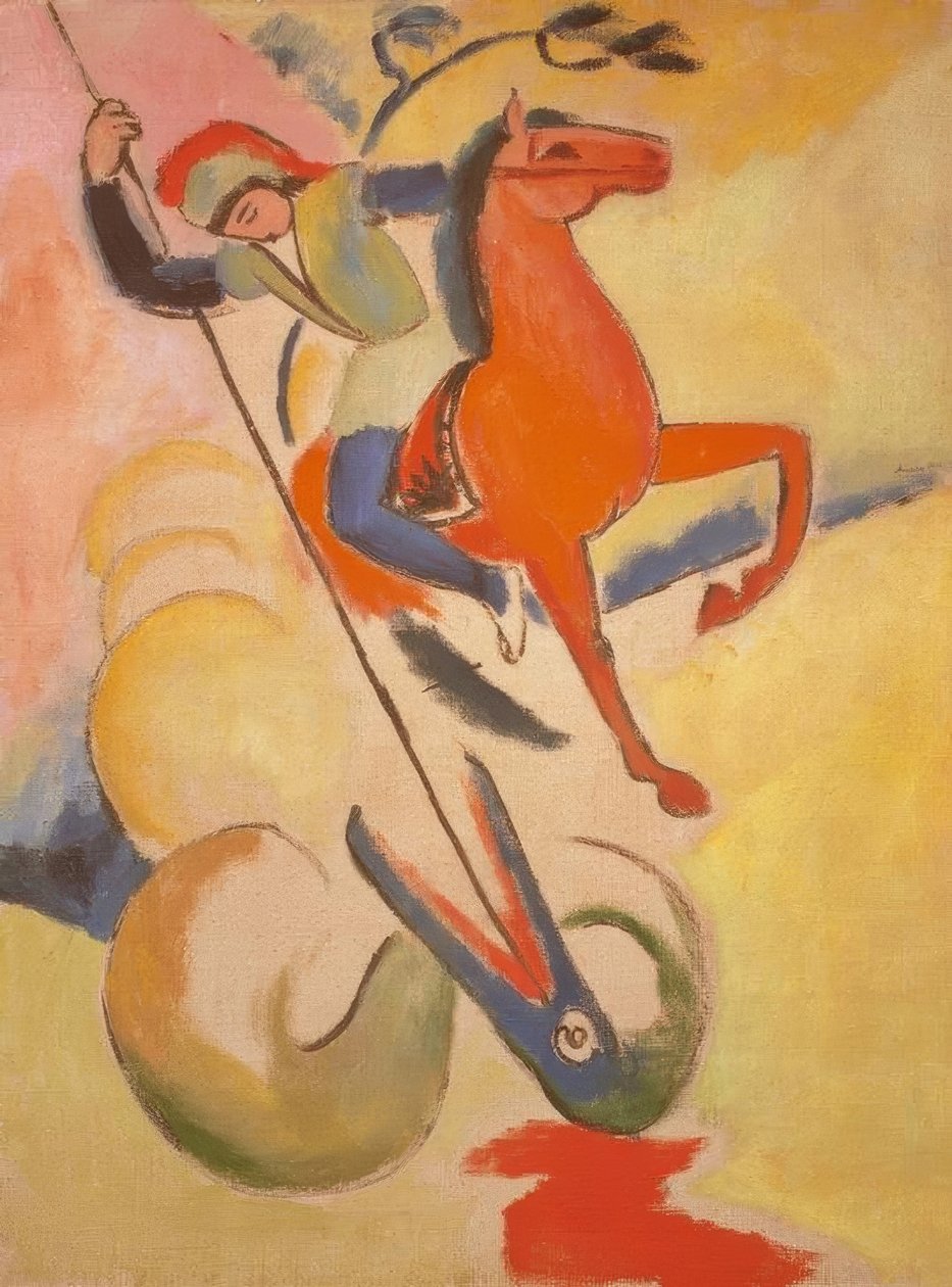 Aziz George by August Macke