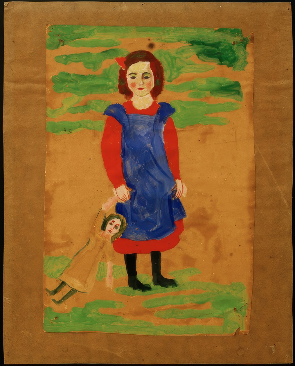 Bebek ile çocuk by August Macke