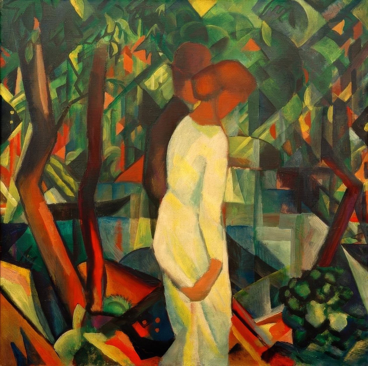 Ormandaki Çift by August Macke