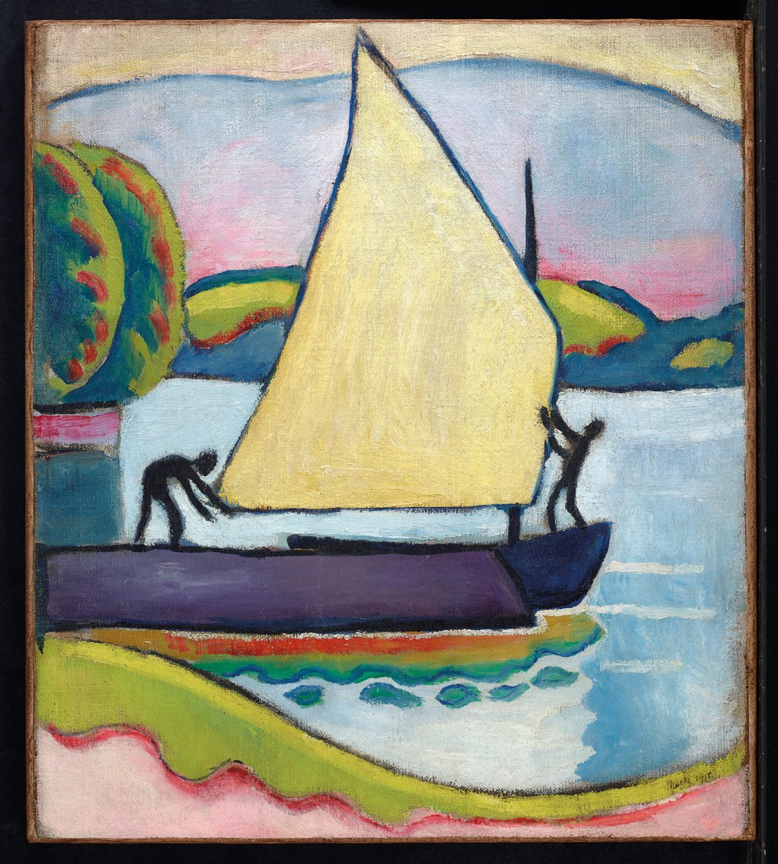 Sabah yelkenli, 1910 by August Macke