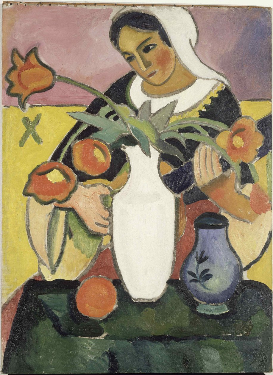 Ud Oyuncusu, 1910. by August Macke