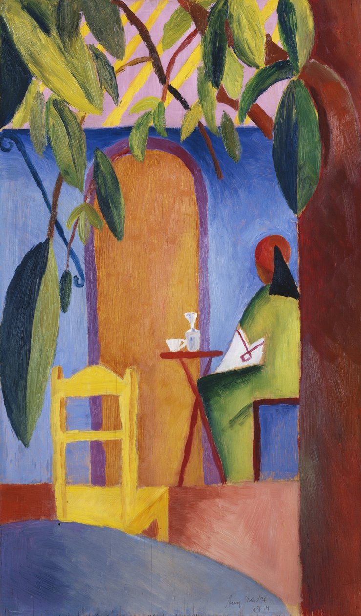 Türk kafesi by August Macke