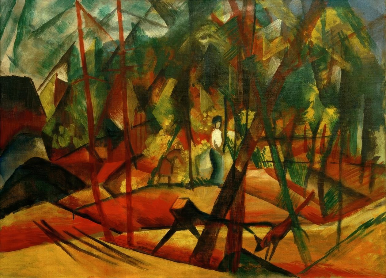 Orman yürüyüşü by August Macke