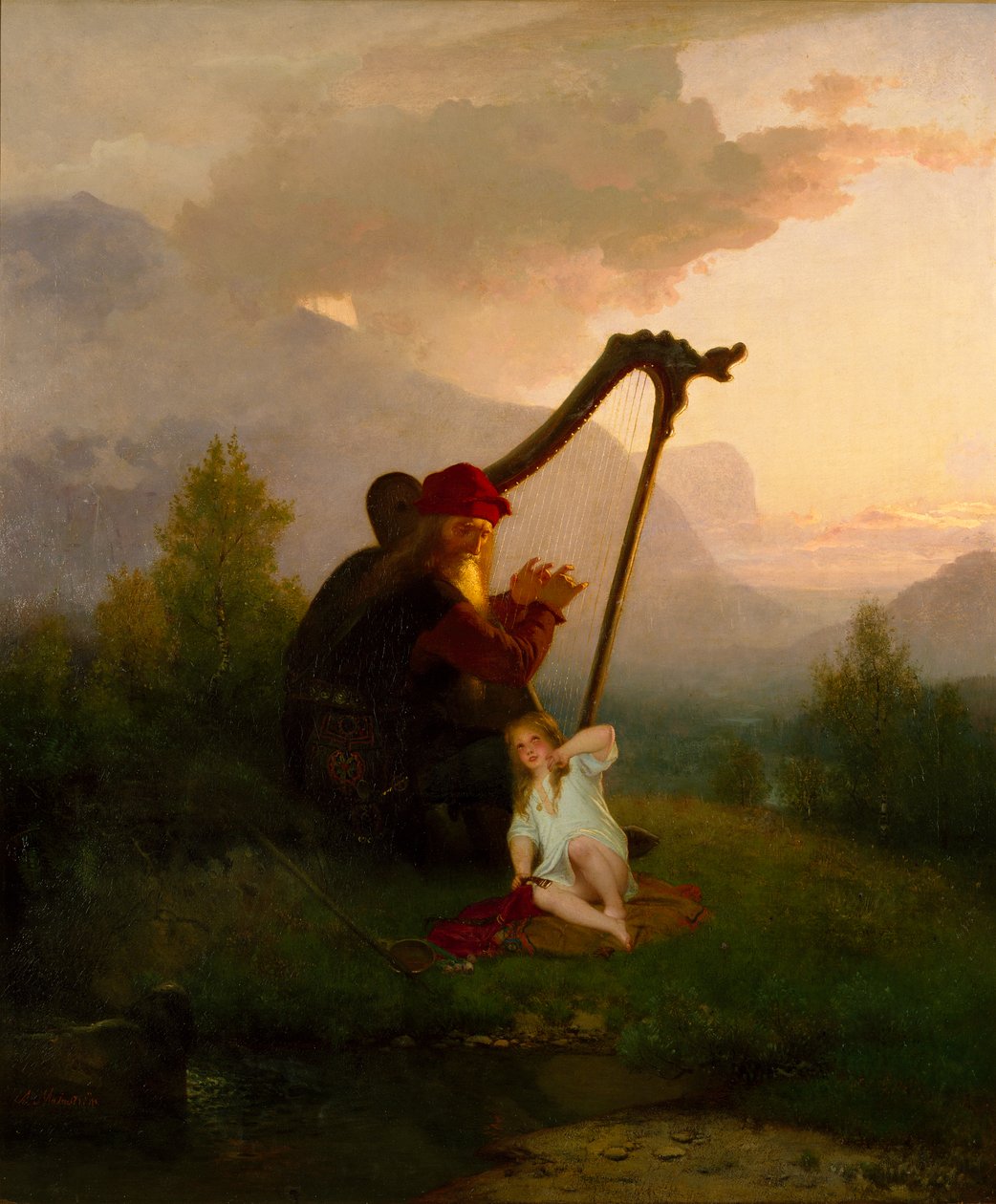 Kral Heimer ve Aslog, 1856 by August Malmström