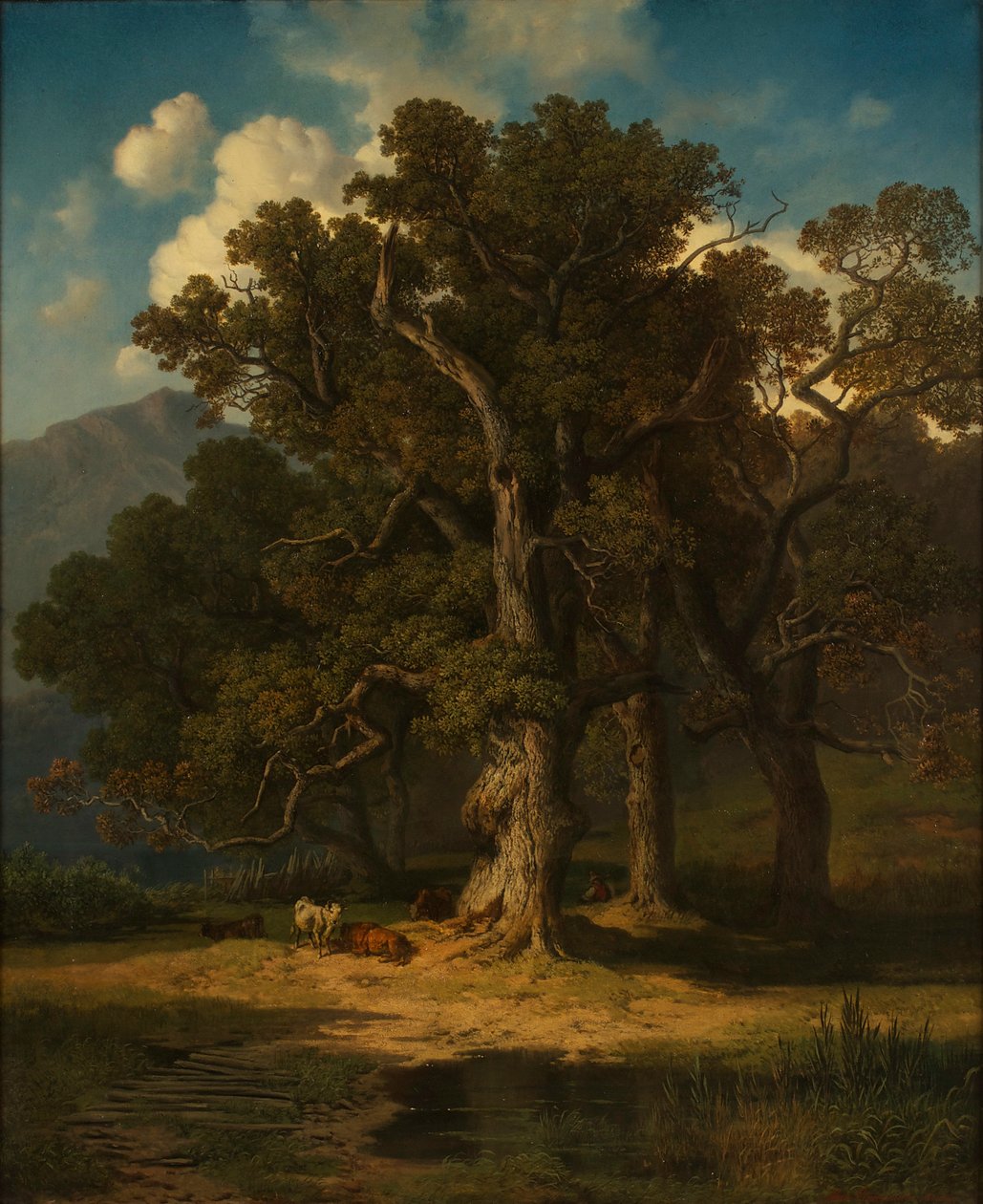 orman manzarası by August Maximilian Zimmermann
