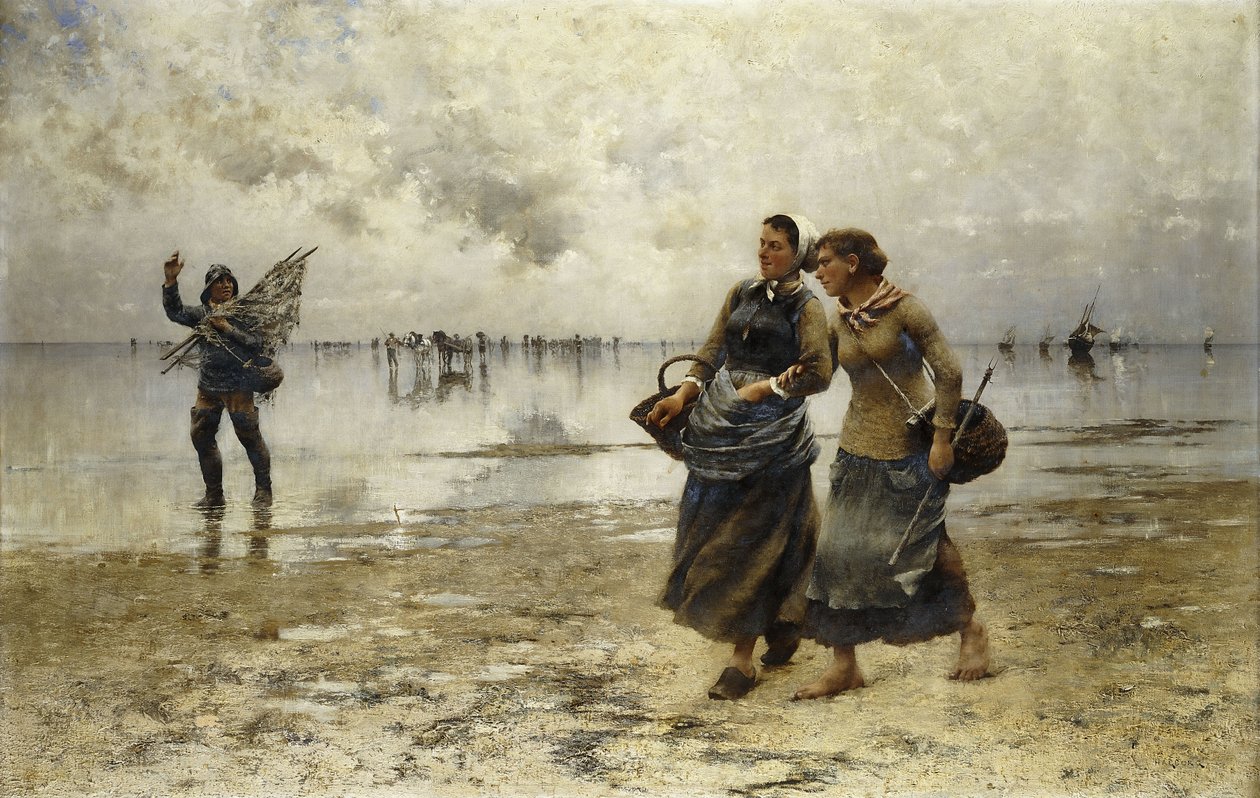 Alçak Gelgit, by August Wilhelm Nikolaus Hagborg