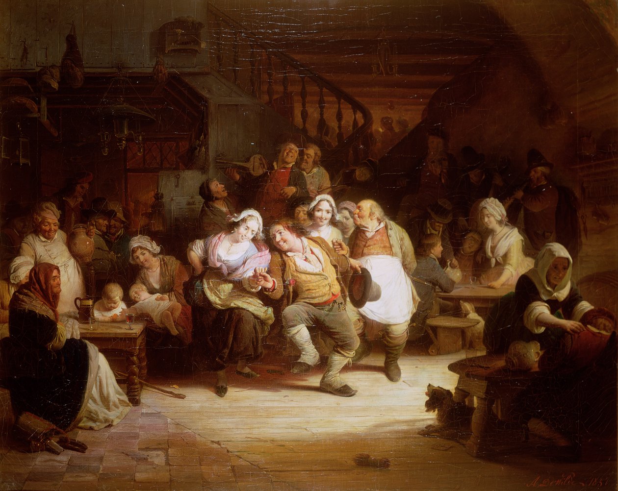 Polka Dansı by August de Wilde