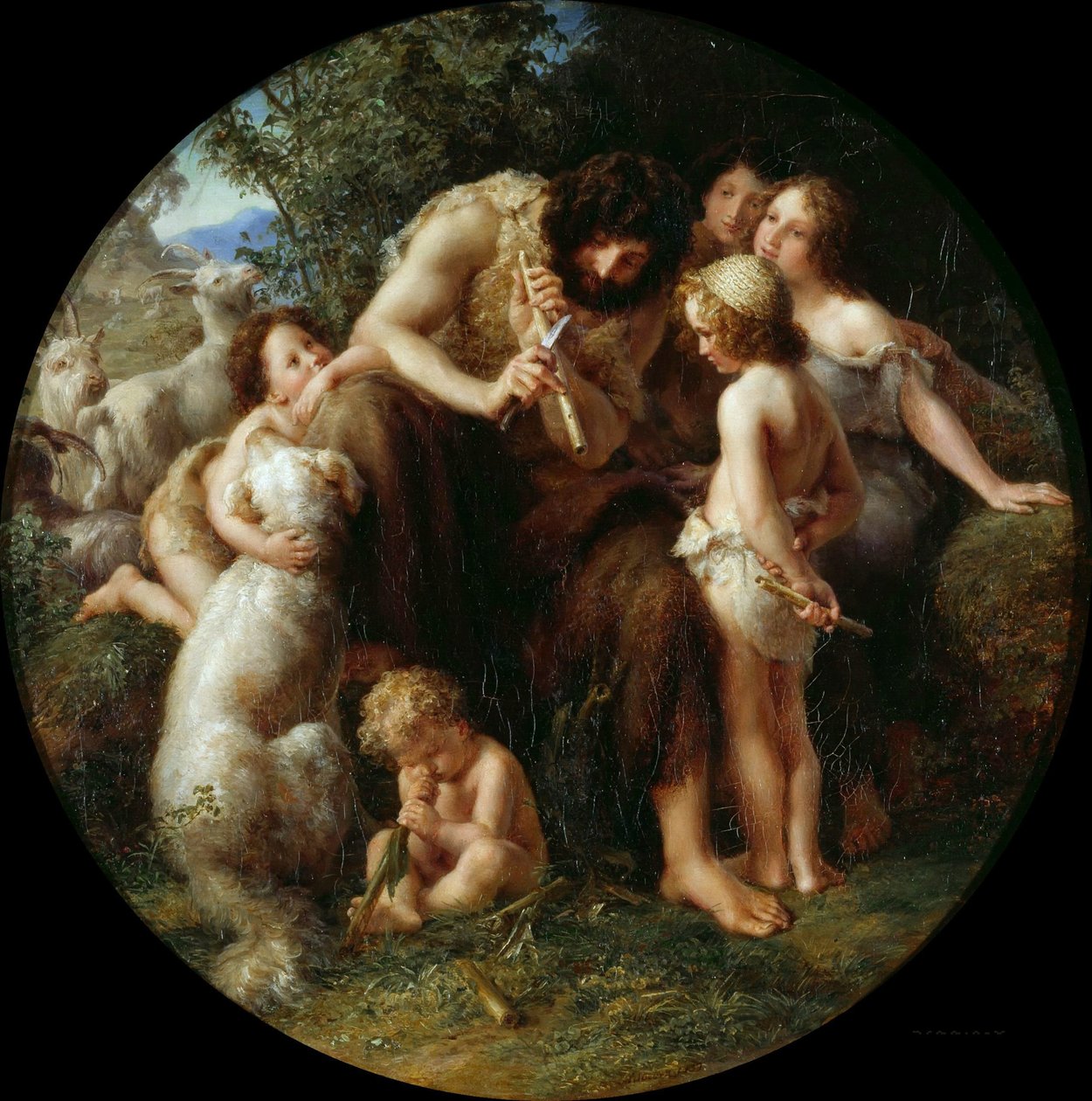 Flütun babası Jubal, 1839. by August von Kloeber