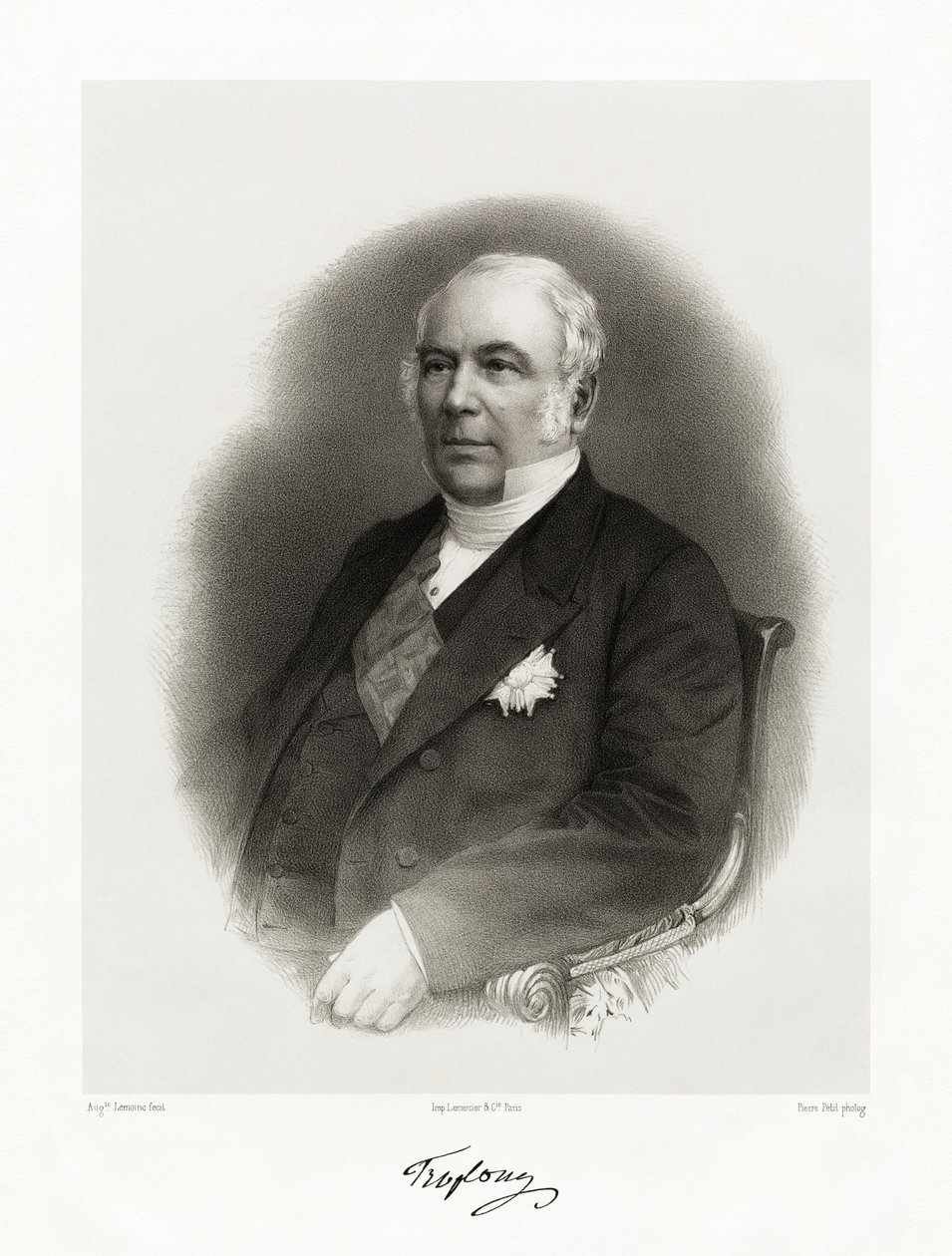 Raymond Theodore Troplong, 1865-66 by Auguste Charles Lemoine