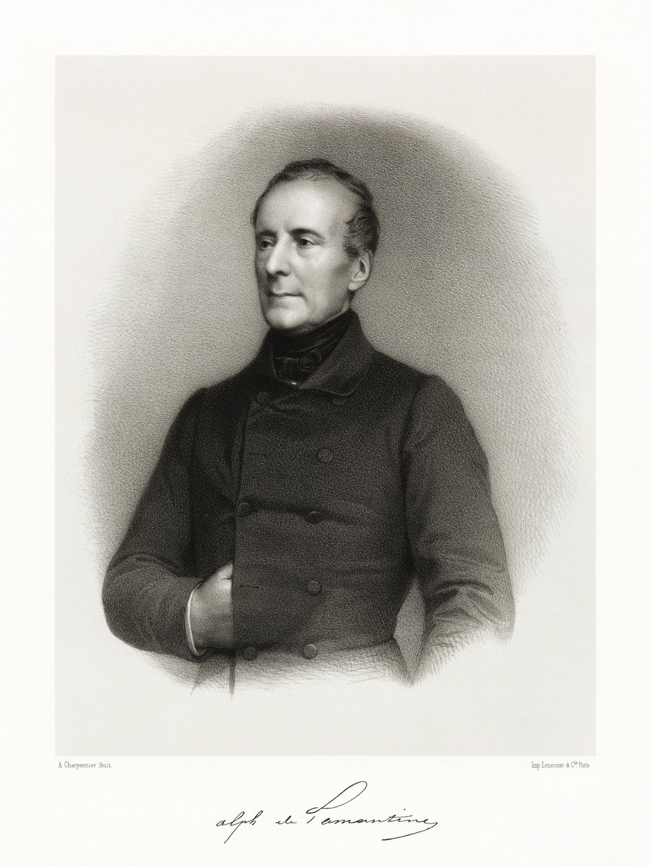 Alphonse de Lamartine, 1865-66 by Auguste Charpentier