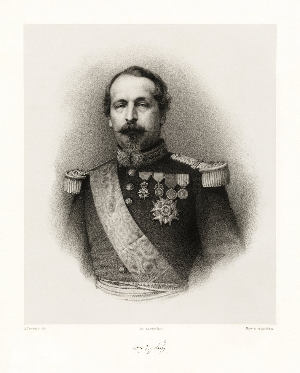 Charles Louis Napolyon Bonapart, 1865-66 by Auguste Charpentier