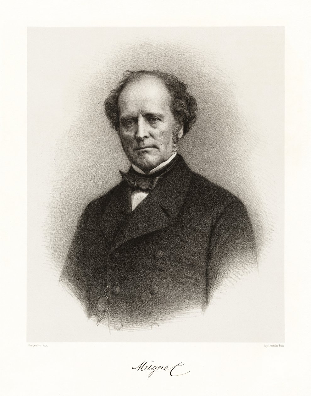 François Auguste Alexis Mignet, 1865-66 by Auguste Charpentier