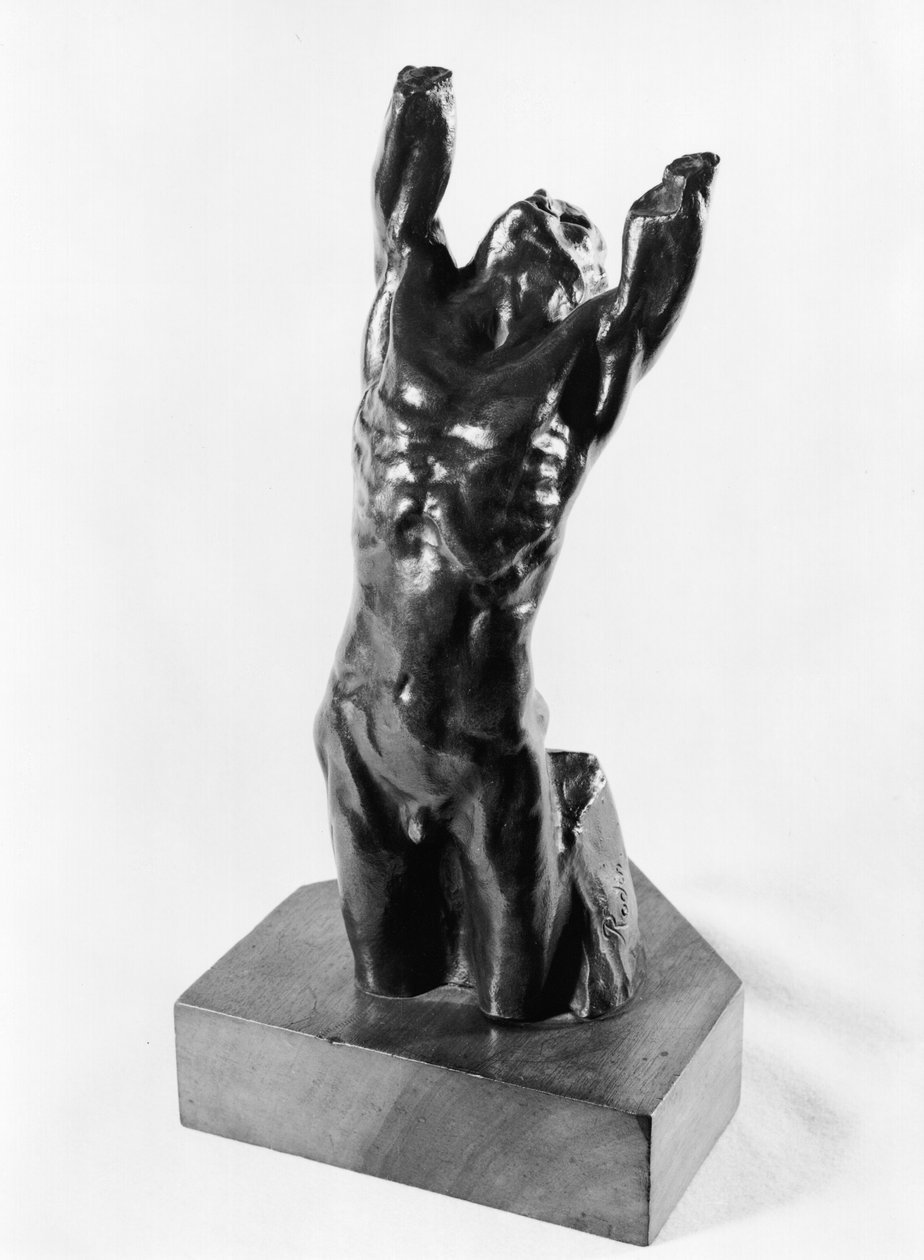Desperate Adolescent, or Narcissus, 1885-90 (bronze)  by Auguste Rodin