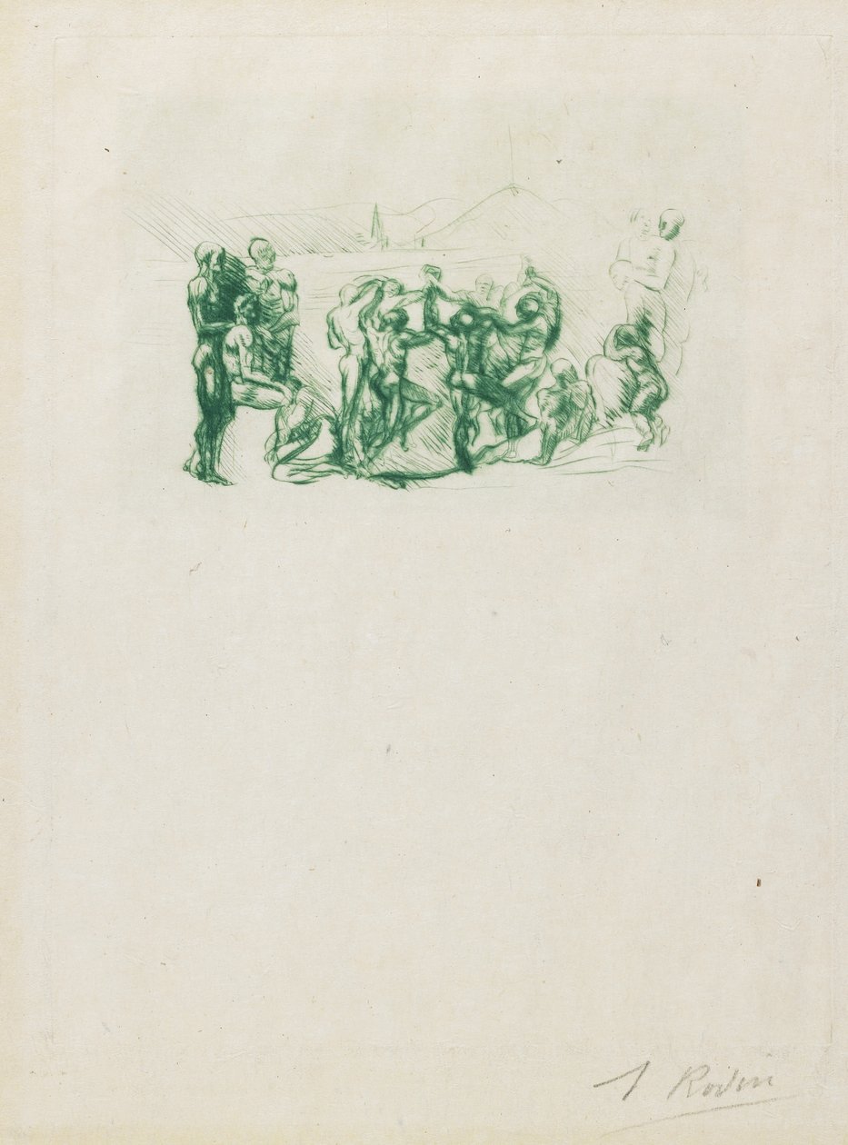 La Ronde, c. 1883-1884 by Auguste Rodin