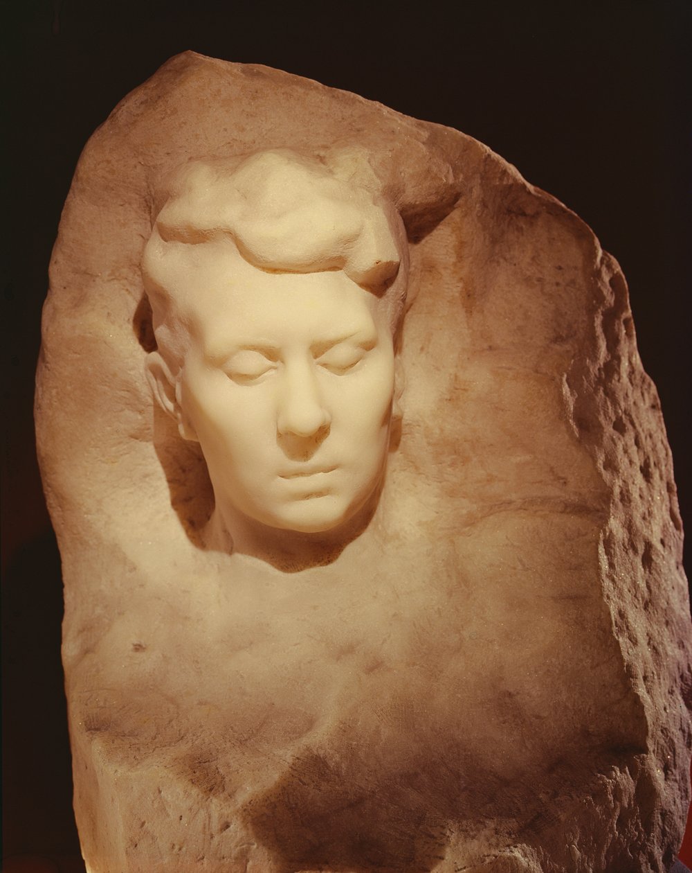 Rose Bennet (marble) by Auguste Rodin