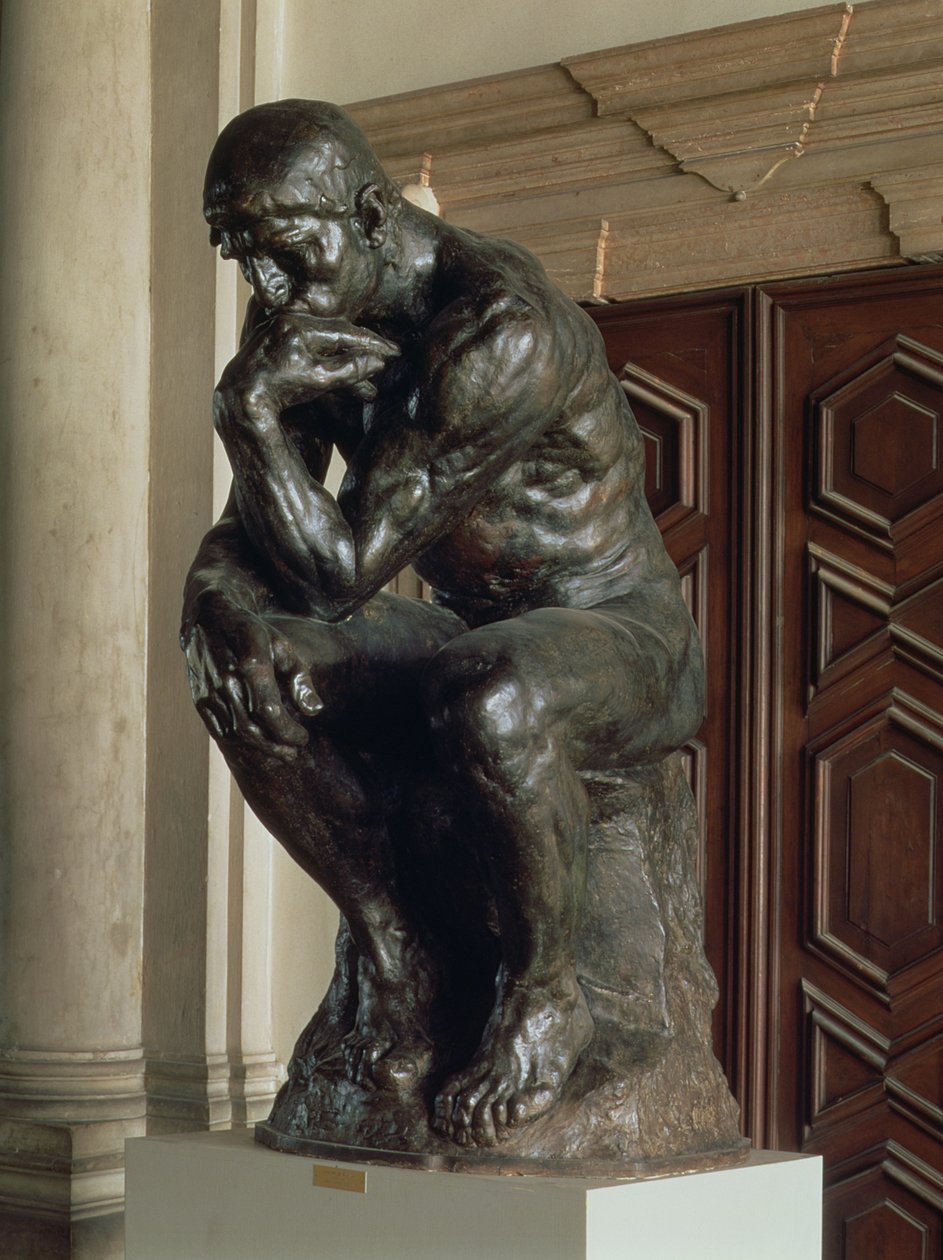 Düşünür (bronz) by Auguste Rodin
