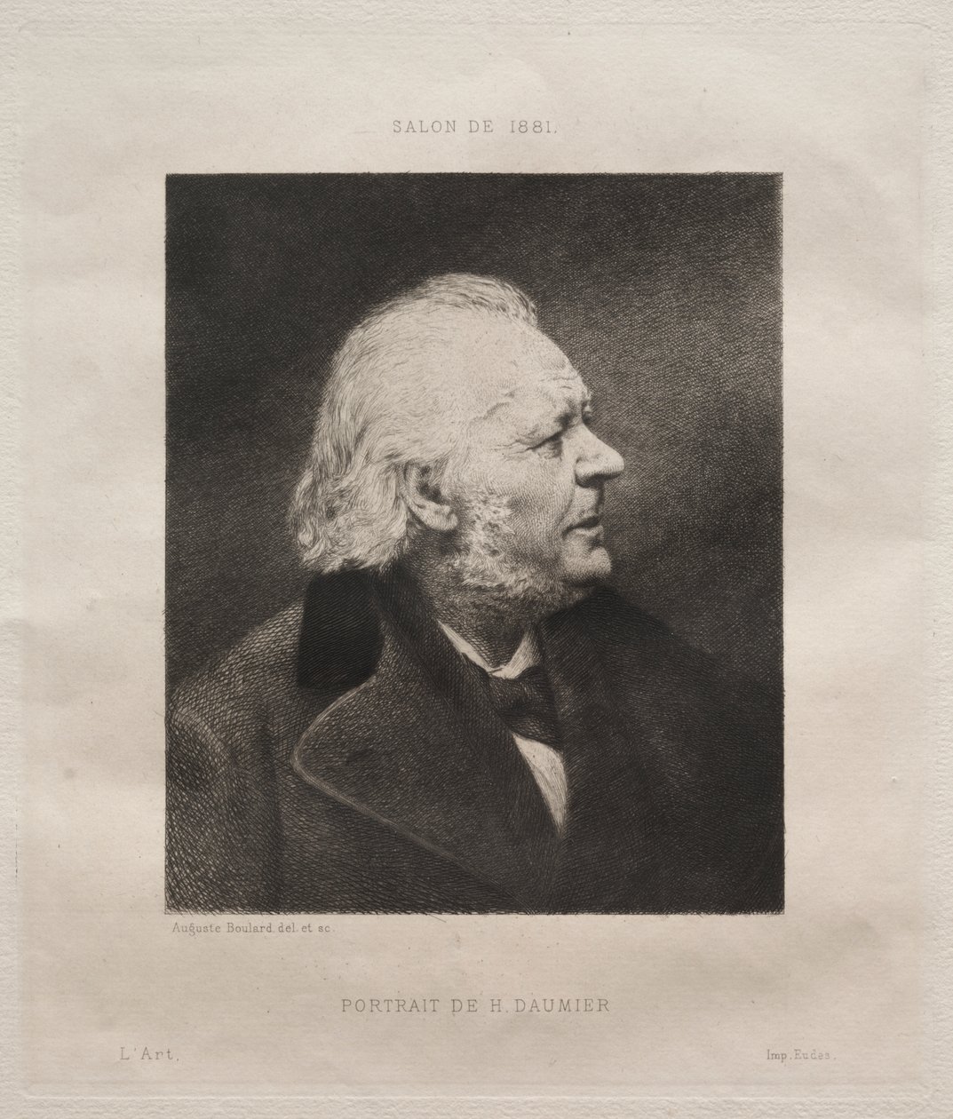 Honoré Daumier by Auguste Boulard