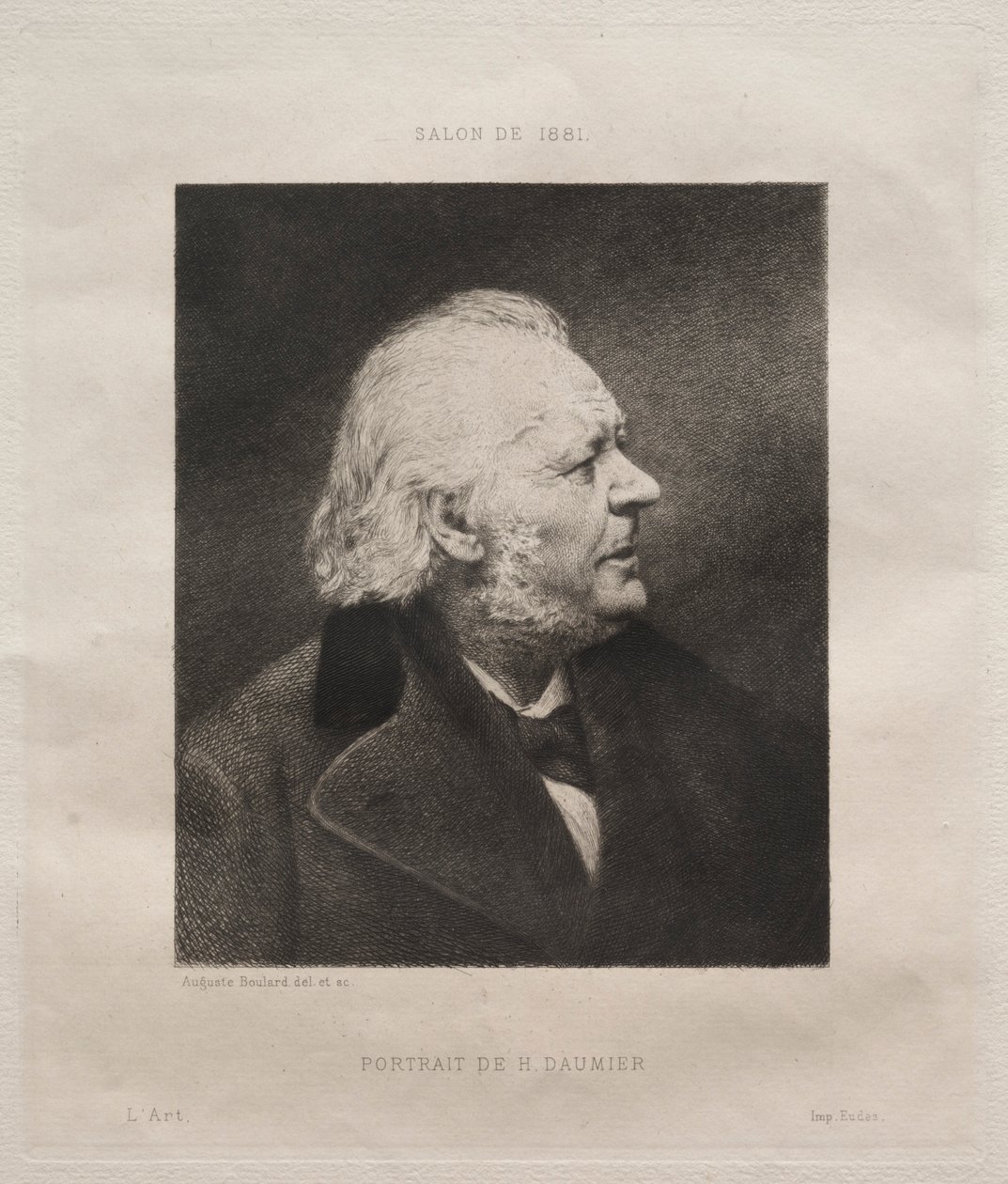 Honoré Daumier, 1881. by Auguste Boulard