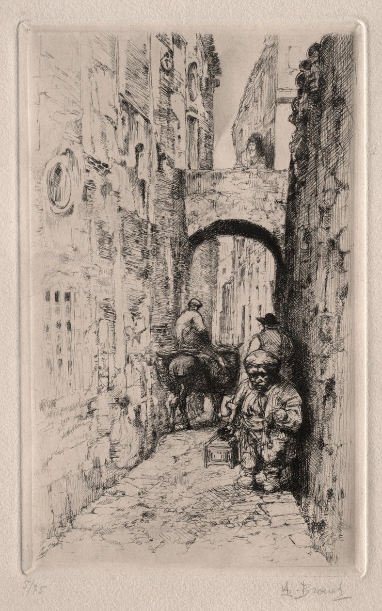 Dar Sokakta Cüce by Auguste Brouet