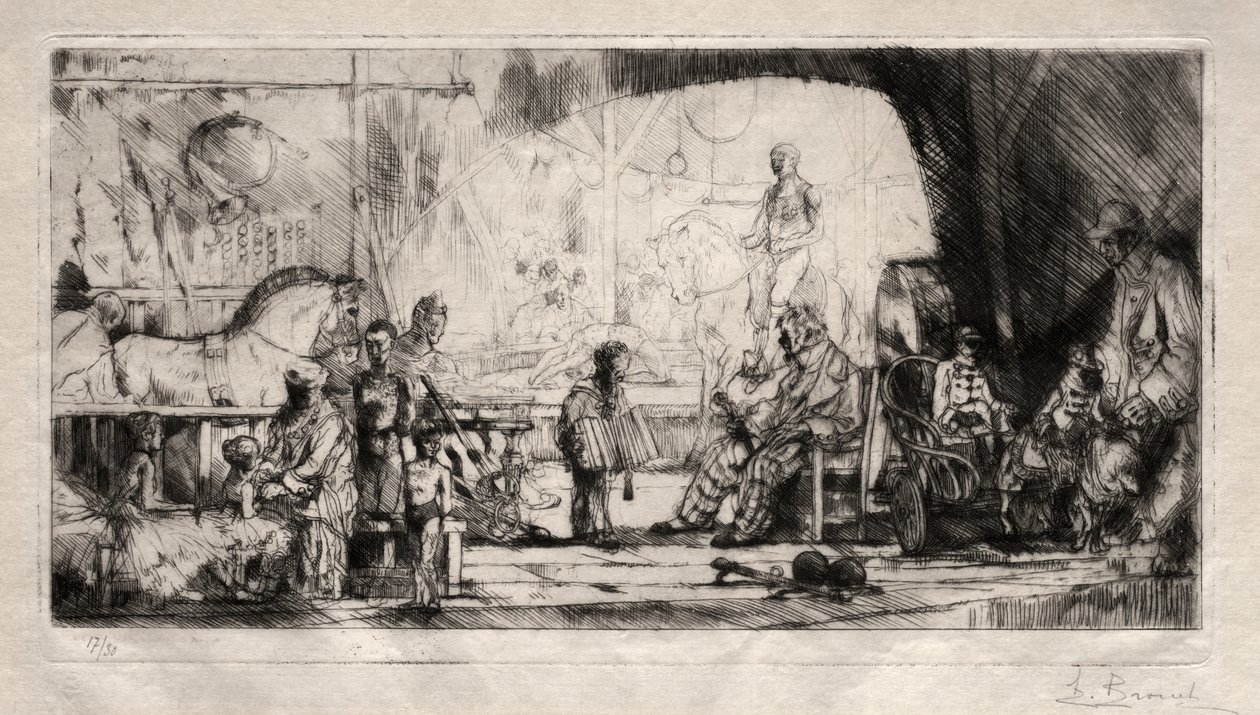 Pinder Sirki by Auguste Brouet