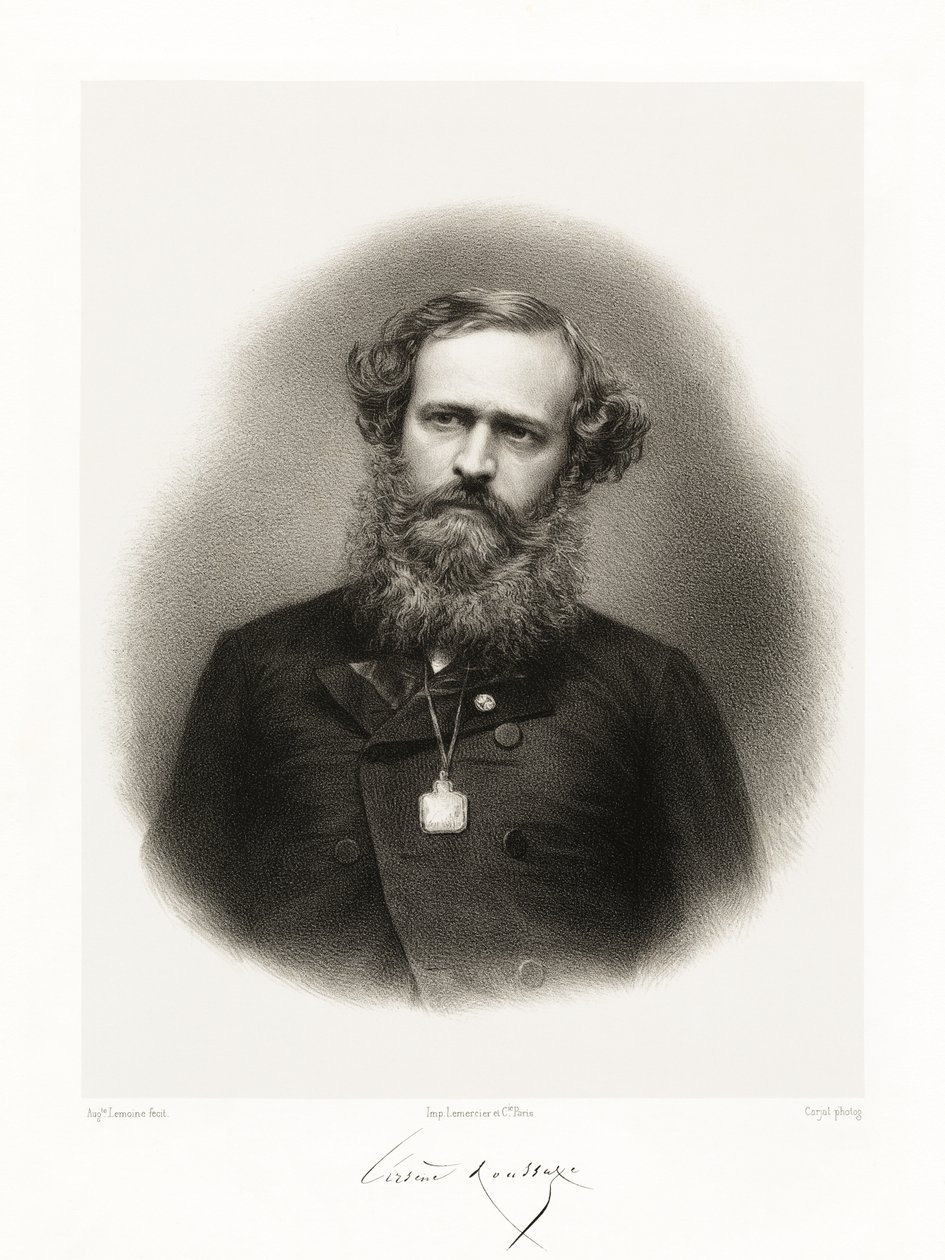 Arsen Houssaye, 1865-66 by Auguste Charles Lemoine