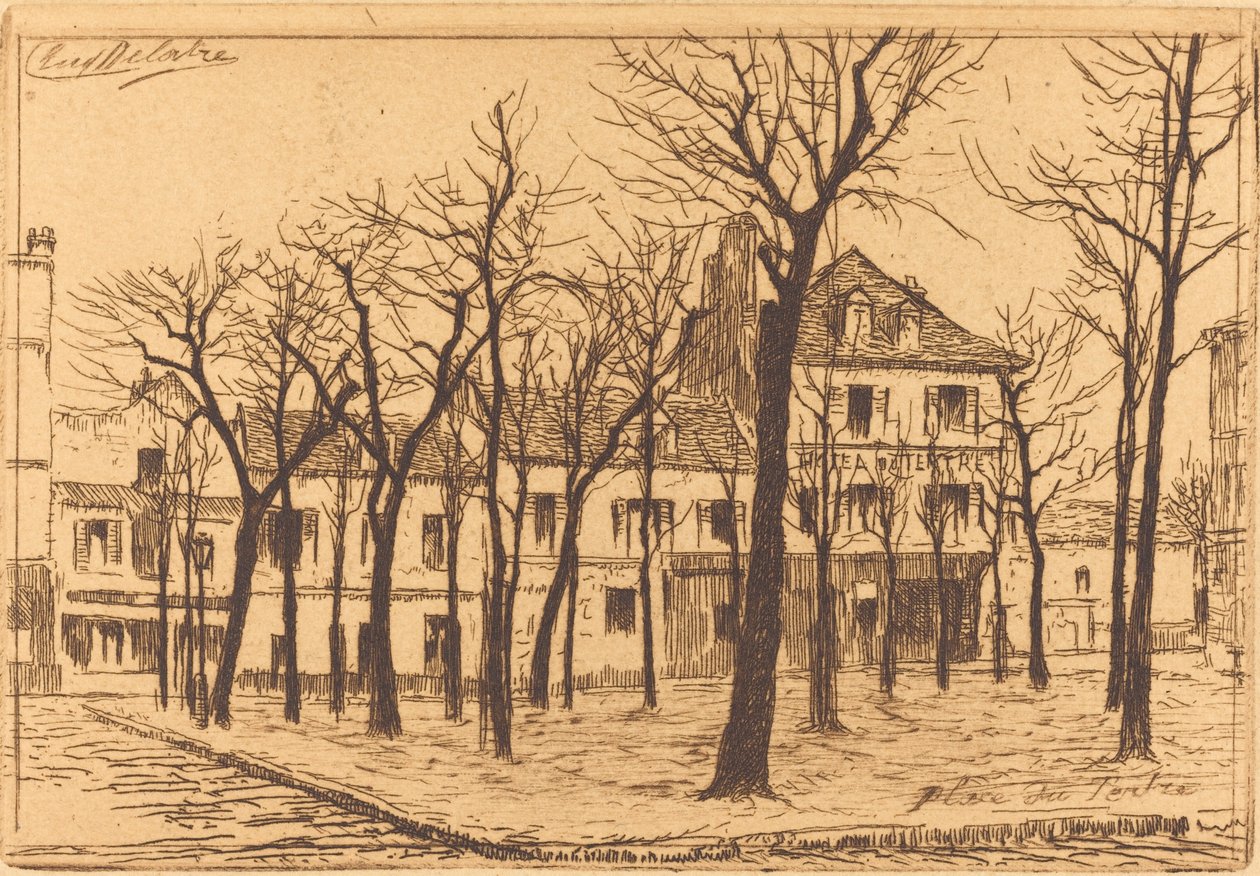Place du Tertre by Auguste Delâtre