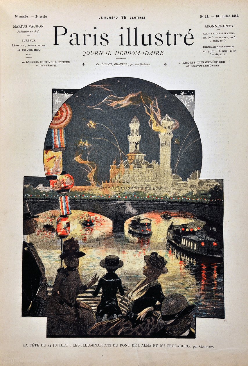 14 Temmuz bayramı by Auguste Francois Gorguet