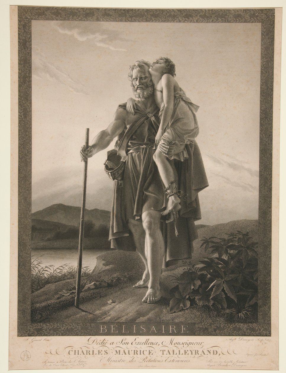 Belisarius by Auguste Gaspard Louis Desnoyers