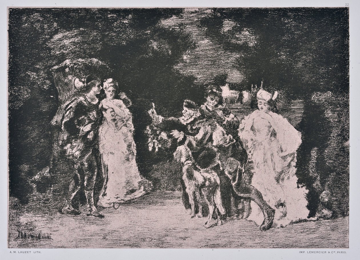 Dans Ödülü (çizim) by Auguste Lauzet