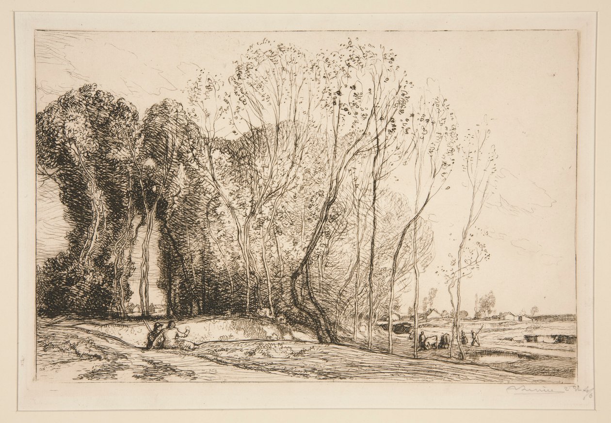 Güzel sabah by Auguste Lepere