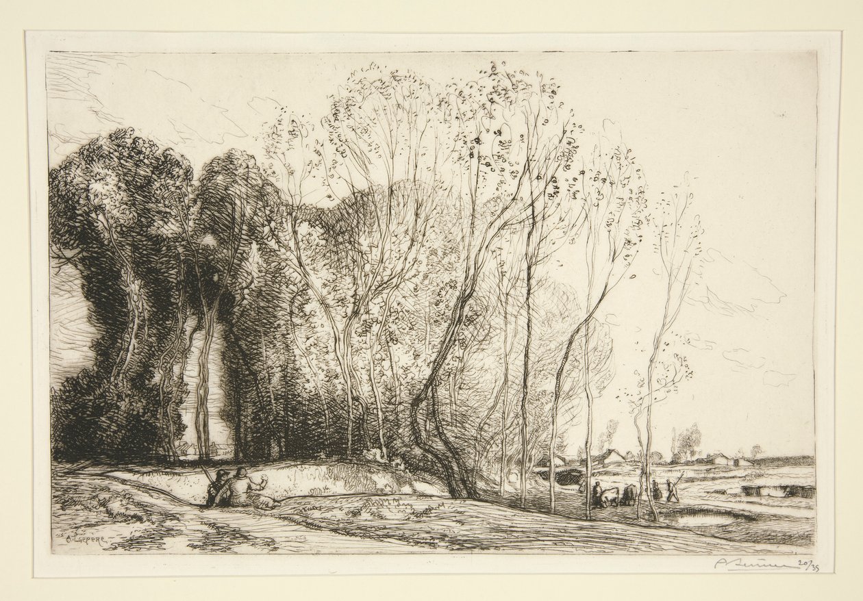 Güzel sabah by Auguste Lepere