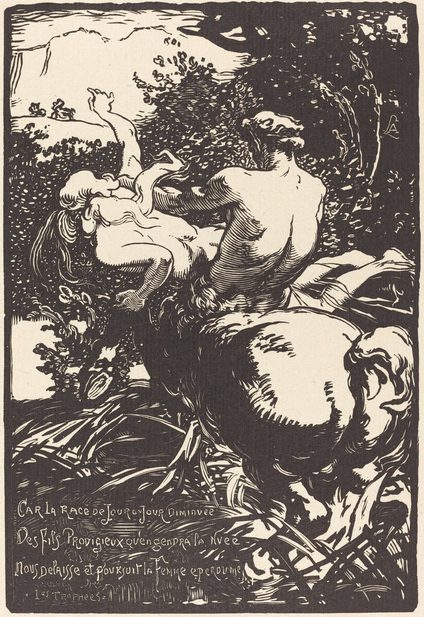 Centaur (Sentor) by Auguste Lepere