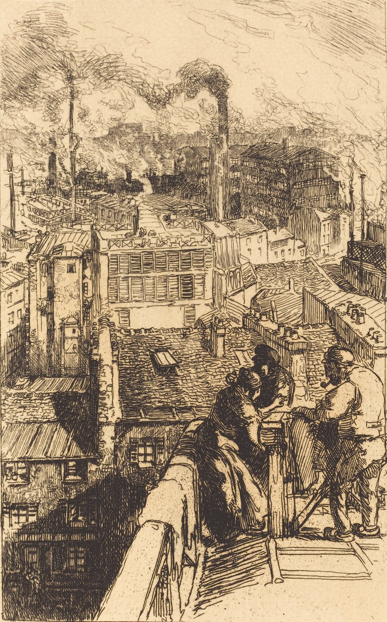 Gobelins Mahallesi Gobelins Mahallesi, 1893. by Auguste Lepere