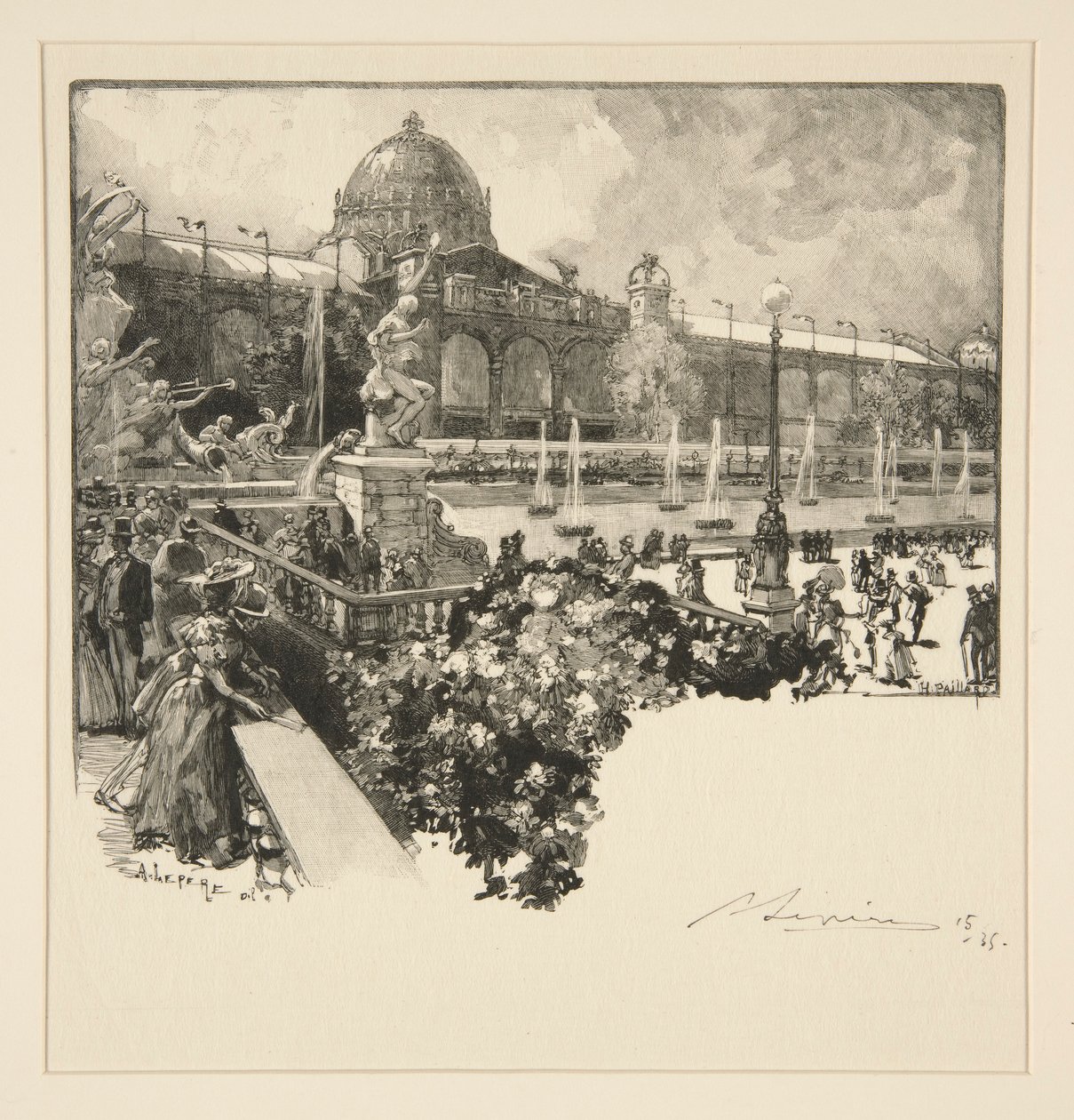 Liberal Sanatlar Sarayı, Dış by Auguste Lepere
