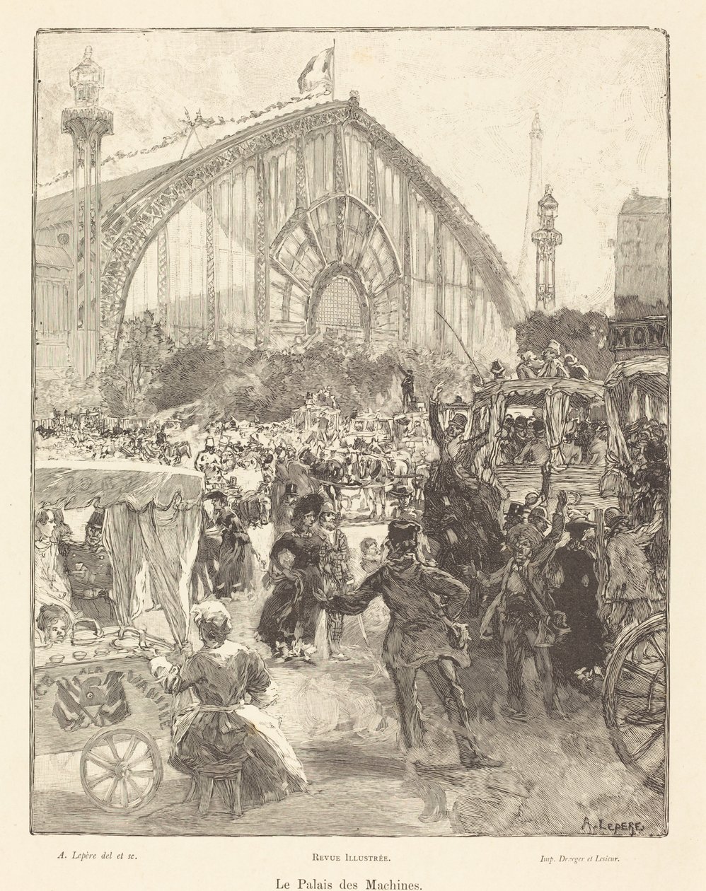 Makineler Sarayı by Auguste Lepere